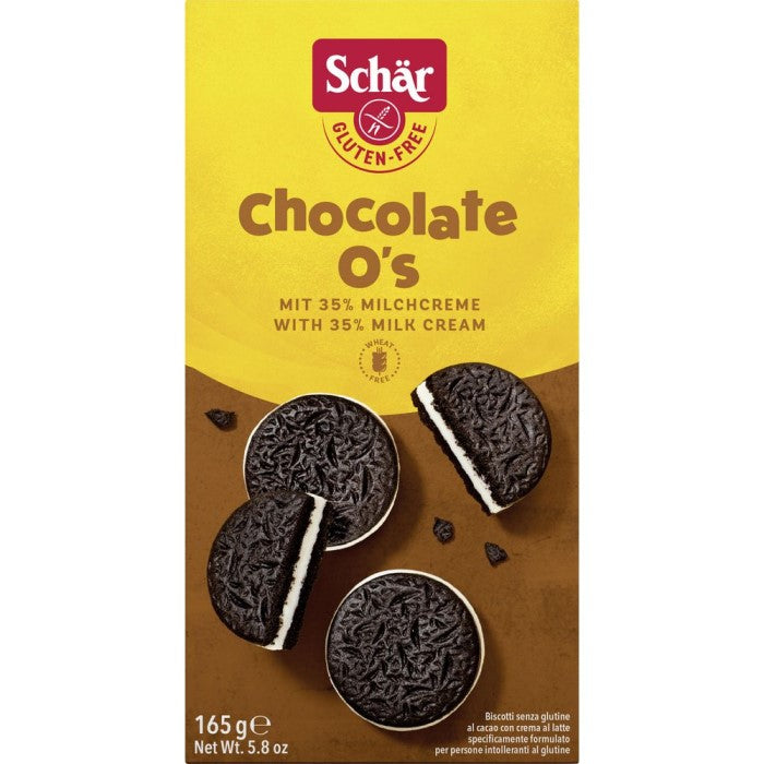 Schär Chocolate O's Doppelkekse Glutenfrei 165g / 5.82oz