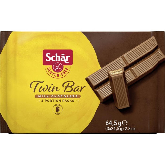 Schär Schokoriegel Twin Bar Glutenfrei 64,5g / 2.3oz