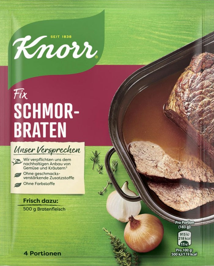 Knorr Fix für Schmorbraten 41g / 1.44 oz. NET. WT.