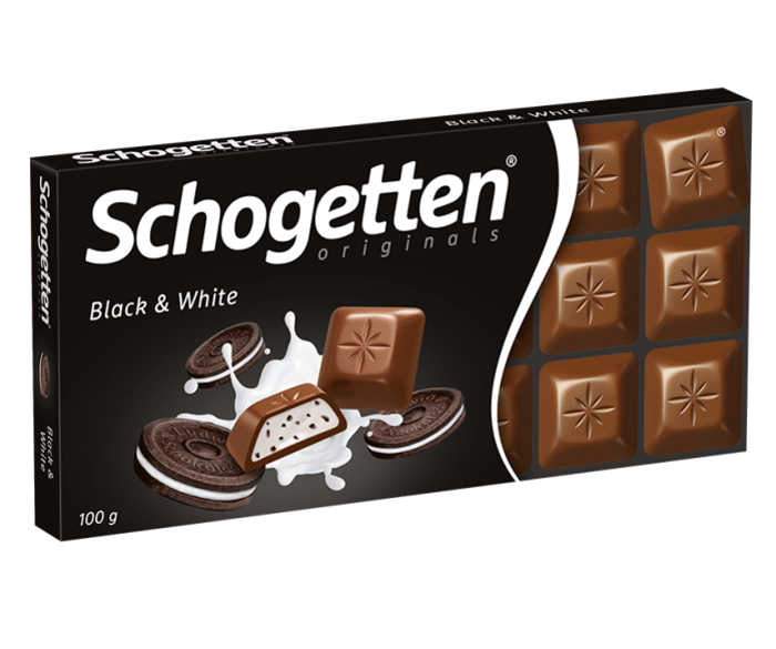 Trumpf Schogetten Black & White Schokolade 100g