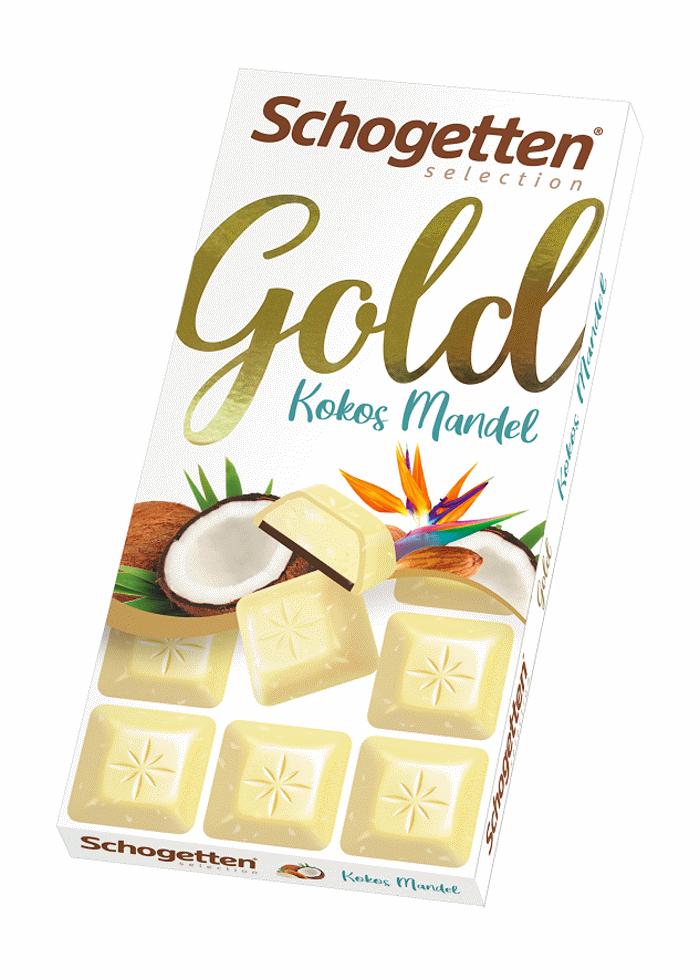 Trumpf Schogetten Gold Kokos Mandel Schokolade 100g