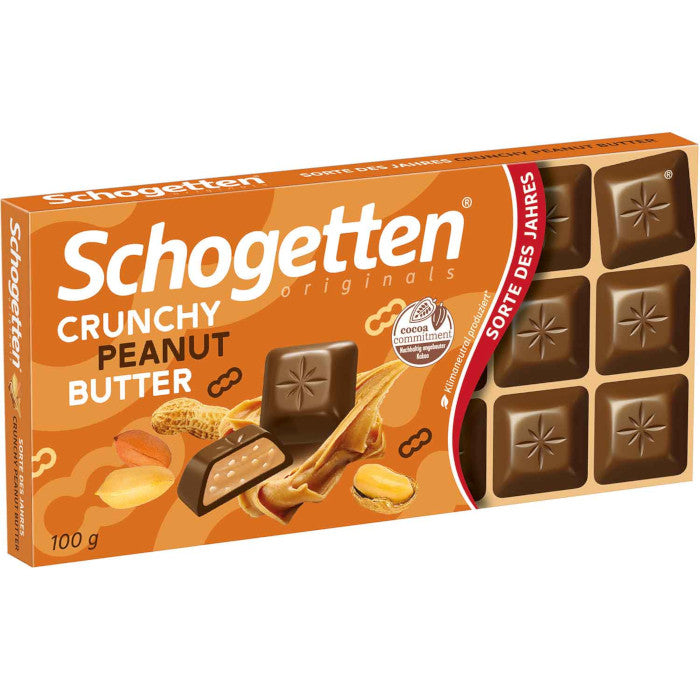 Trumpf Schogetten Crunchy Peanut Butter Schokolade 100g