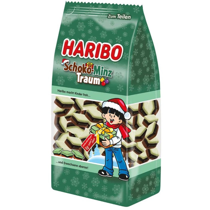 Haribo Schoko-Minz Traum Lakritz Konfekt Weihnachtsedition 300g