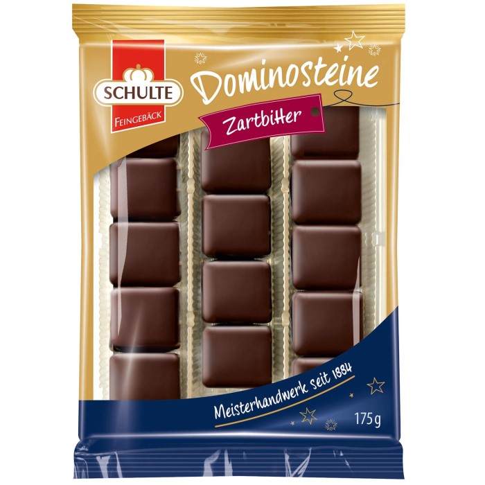 Schulte Dominosteine mit Zartbitter Schokolade 175g