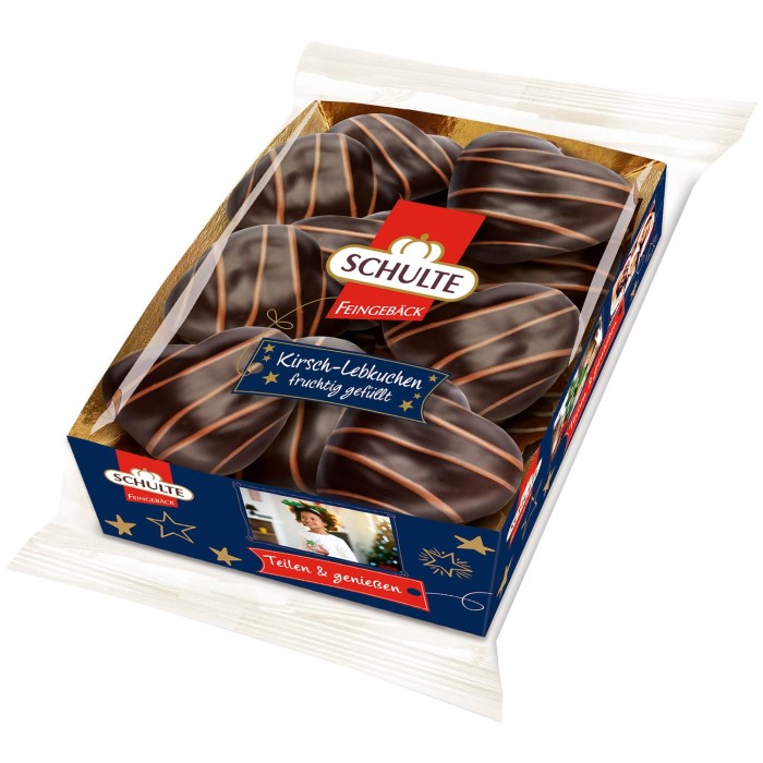 Schulte Kirsch-Lebkuchen mit Zartbitter Schokolade 175g