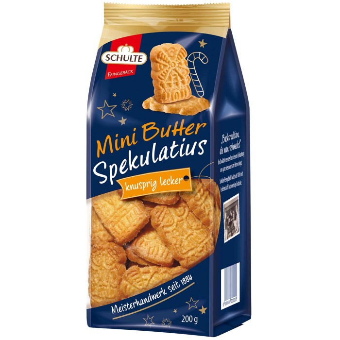 Schulte Mini Butter Spekulatius knusprig Lecker 200g