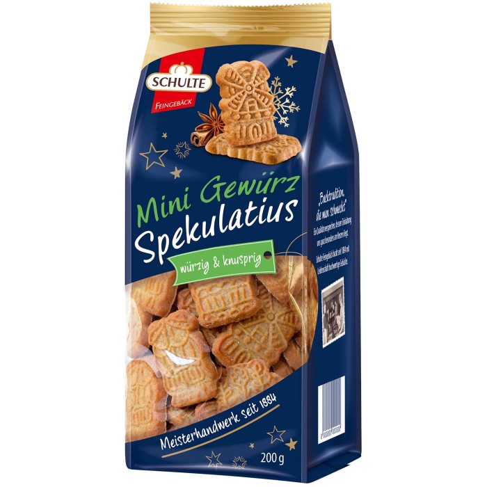 Schulte Mini Gewürz Spekulatius knusprig & würzig 200g