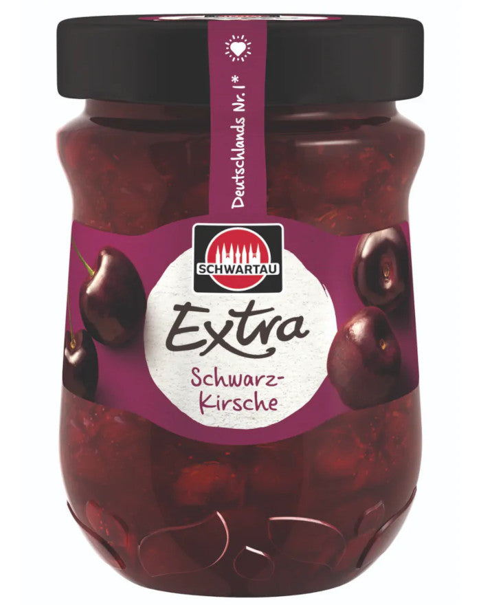 Schwartau Extra Fruchtaufstrich Schwarzkirsche 340g / 11.99 oz