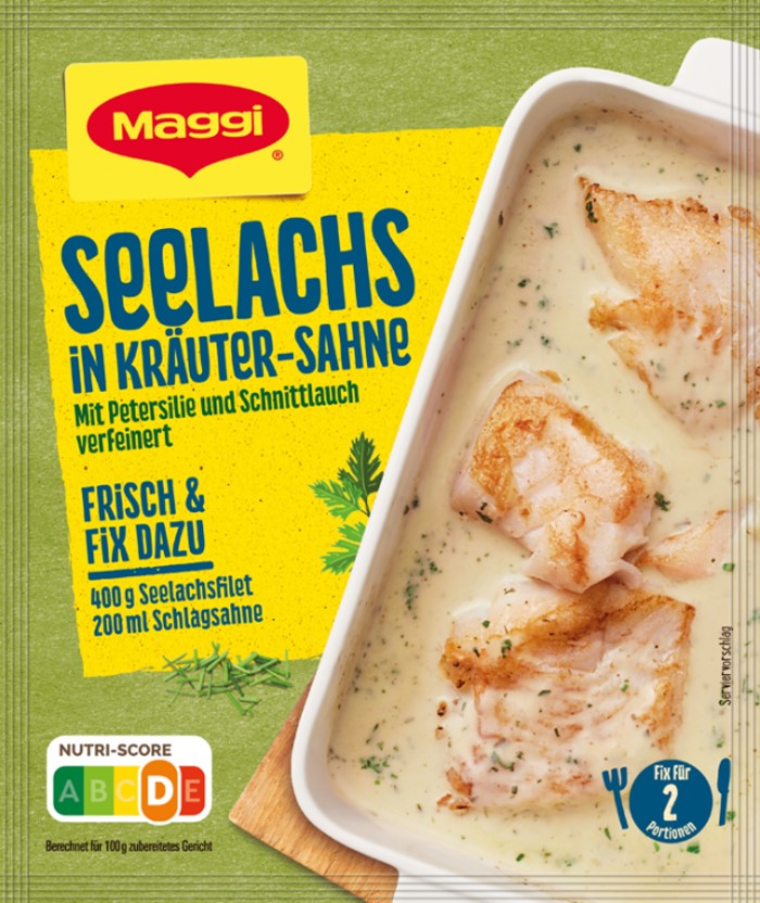 Maggi Fix für Seelachs in Kräuter-Sahne 33g / 1.16oz