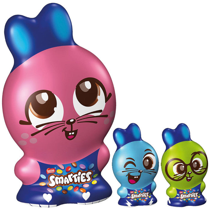 Nestlé Smarties Easter bunny filled with chocolate lentils 85g / 2.99 oz