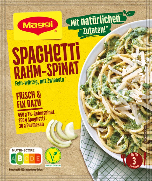 Maggi Fix für Spaghetti Rahm-Spinat 31g / 1.09oz