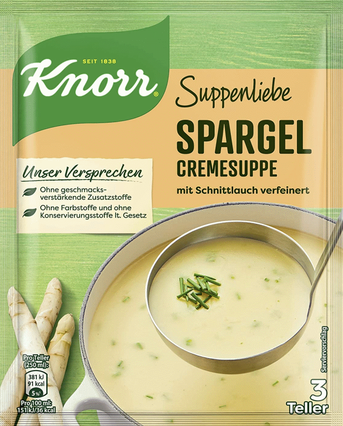 Knorr Suppenliebe Spargelcremesuppe