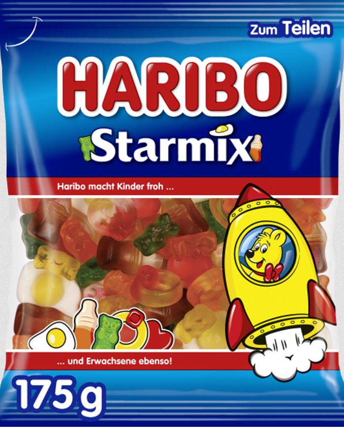 HARIBO Starmix Fruchgummi mit Schaumzucker 175g