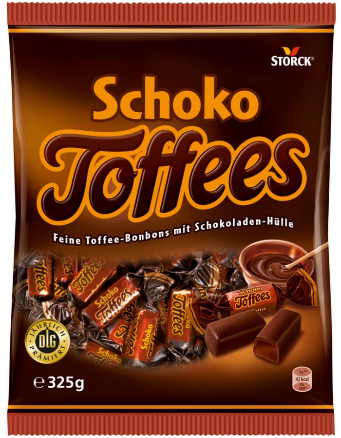 Storck Schoko Toffees Karamell Bonbons 325g