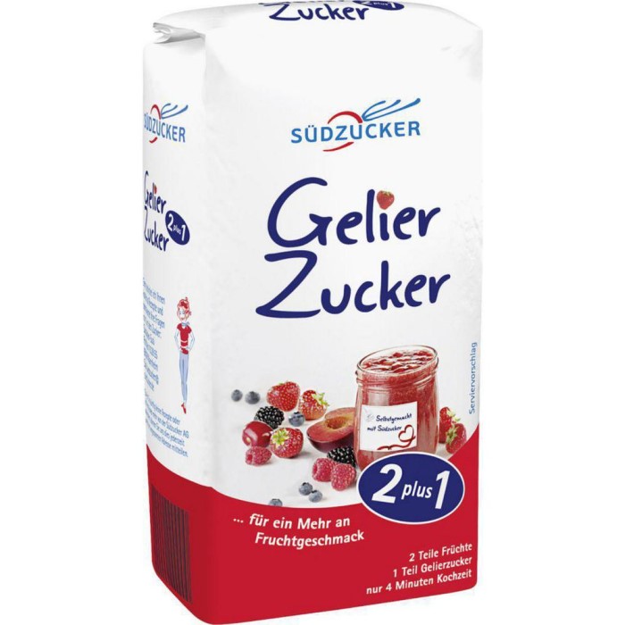 Südzucker Gelierzucker 2 plus 1 500g / 17.63 oz