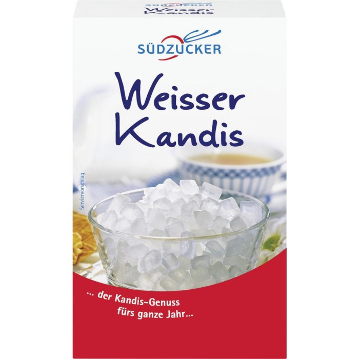 Südzucker Weißer Kandiszucker 500g / 17.63 oz
