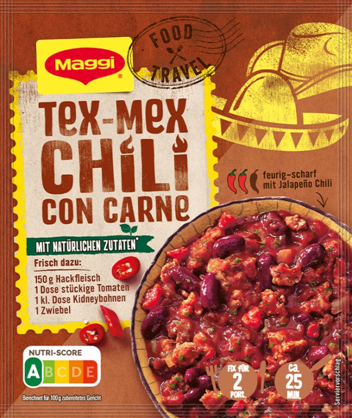Maggi Fix Food Travel für Tex-Mex Chili con Carne 30g / 1.05oz