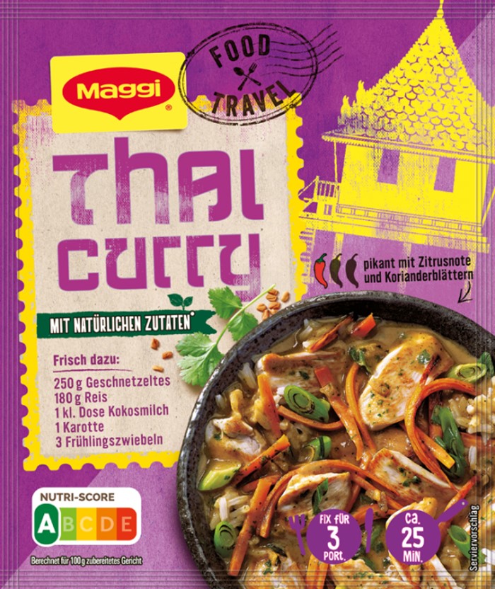 Maggi Fix Food Travel für Thai Curry 34g / 1.19oz