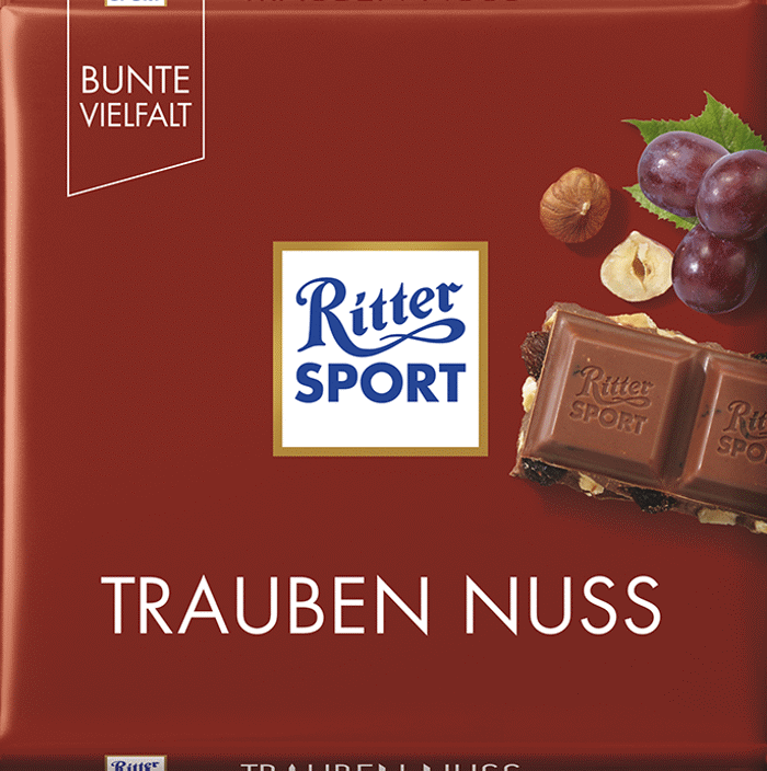 Ritter Sport Schokolade Trauben-Nuß 100g