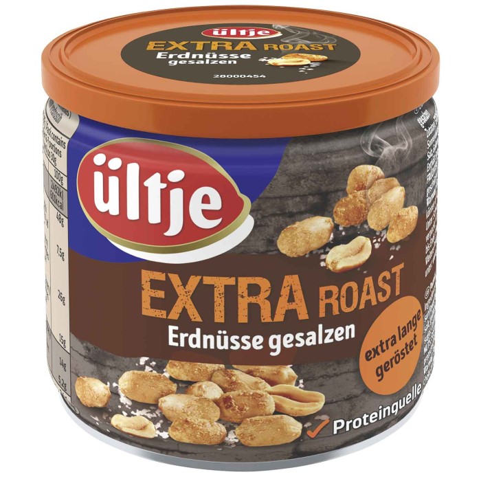 ültje Extra Roast Erdnüsse gesalzen 190g / 6.7oz