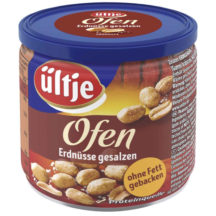 ültje Ofen Erdnüsse gesalzen 190g / 6.7oz