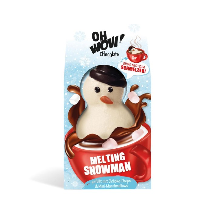 Wawi OH WOW! Melting Snowman Trinkschokolade mit Marshmallows 75g / 2.64 oz