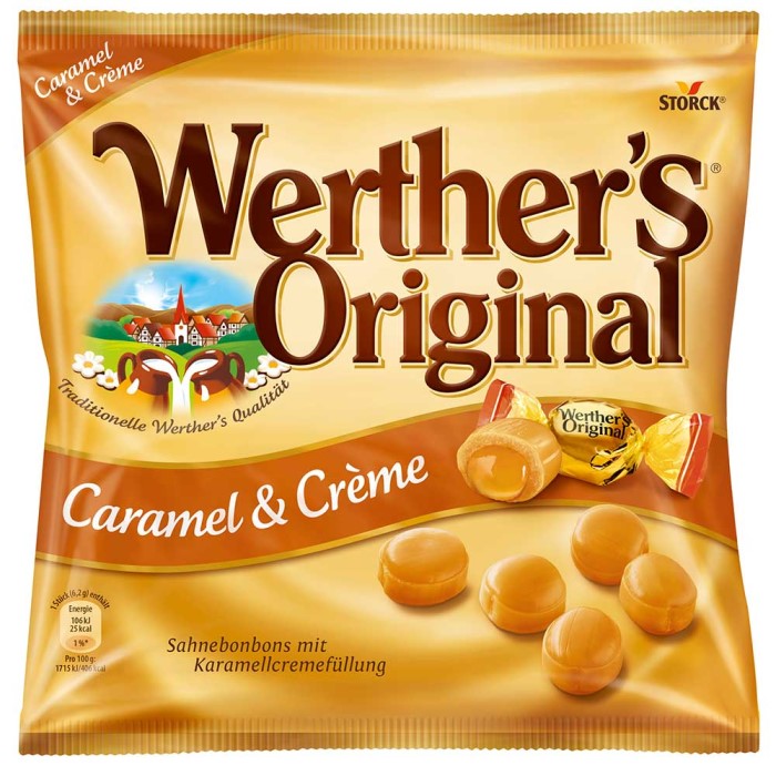 Storck Werthers Original Caramel & Creme Sahnebonbons 225g