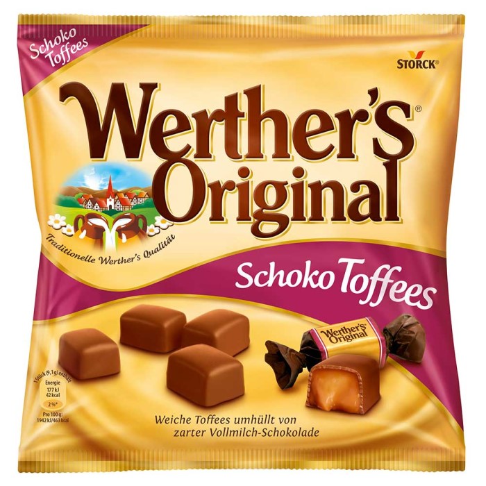 Storck Werthers Original Schoko Toffees 180g