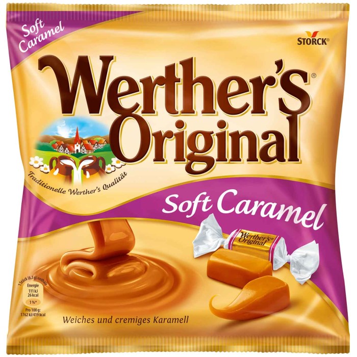 Storck Werthers Original Soft Caramel Bonbons 180g