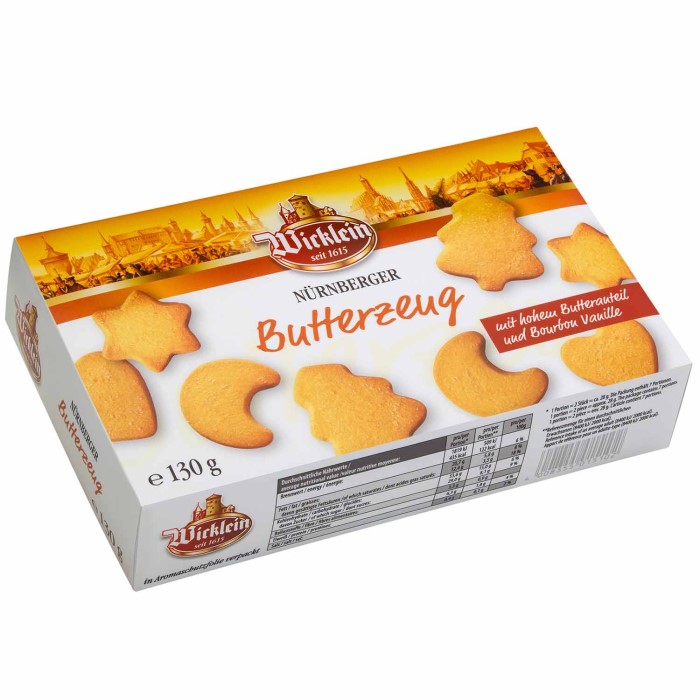 Wicklein Nürnberger Butterzeug Weihnachtsgebäck 130g / 4.58oz