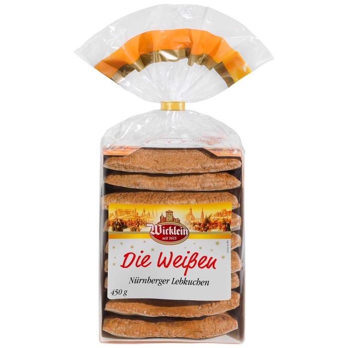 Wicklein Die Weißen Nürnberger Oblaten Lebkuchen 450g