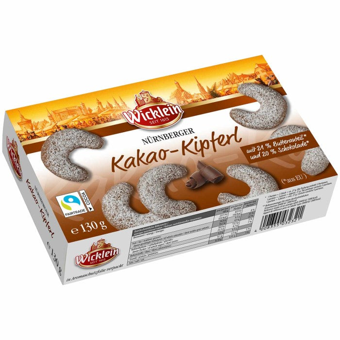 Wicklein Nürnberger Kakao-Kipferl 130g / 4.58oz