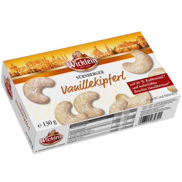 Wicklein Nürnberger Vanille-Kipferl 130g / 4.58oz