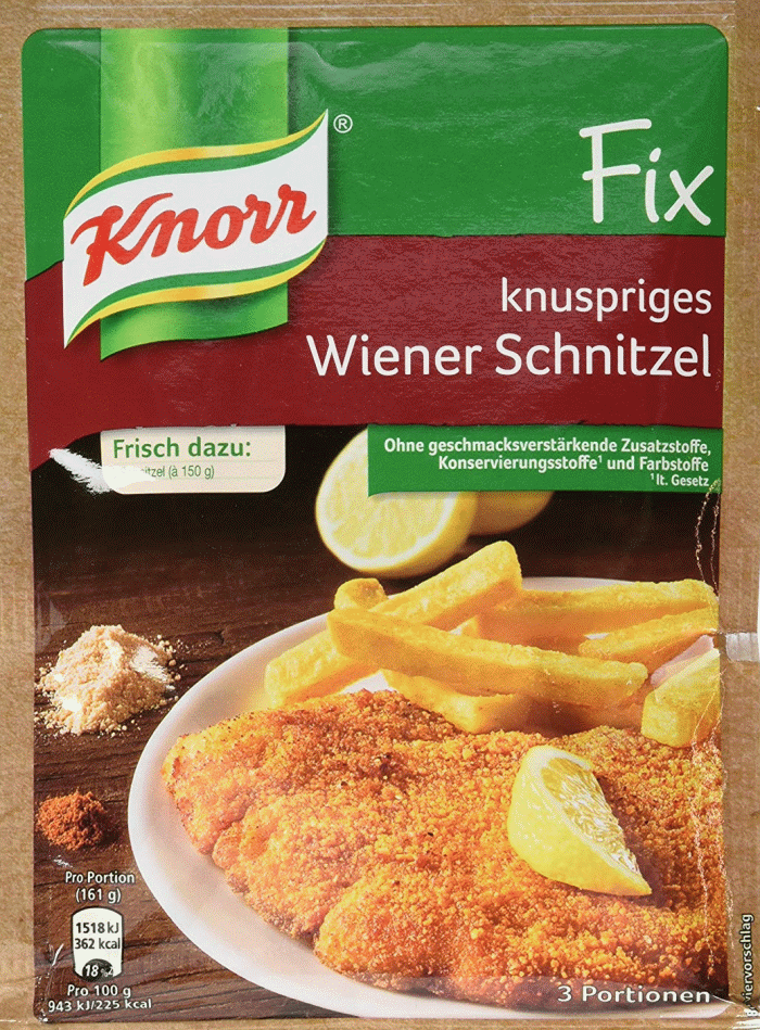 Knorr Fix für Knuspriges Wiener Schnitzel 90g