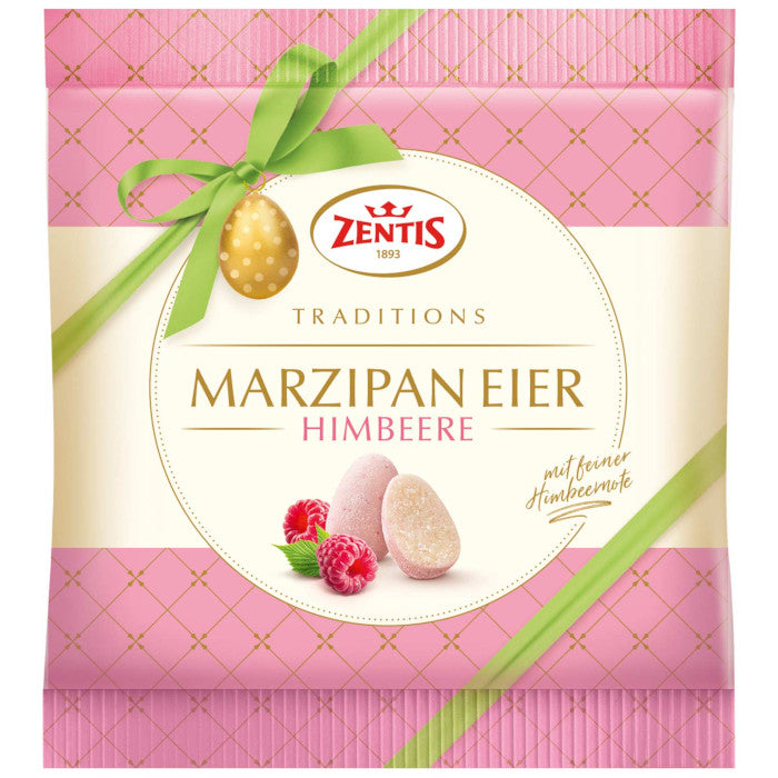 Zentis Marzipan Eier Himbeere Ostern 125g / 4.4 oz