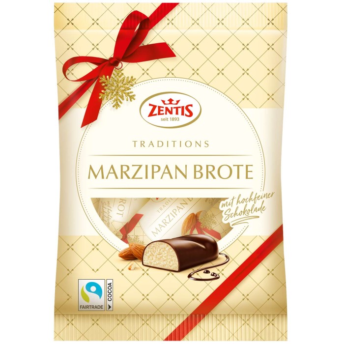 Zentis Marzipan Brote mit Zartbitter-Schokolade 200g