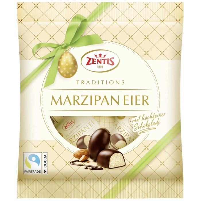 Zentis Marzipan Eier Ostern 10 x 20g / 10 x 0.7 oz