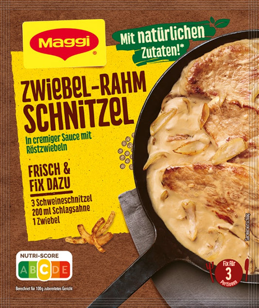 Maggi Fix für Zwiebel Rahm Schnitzel 33g / 1.16oz