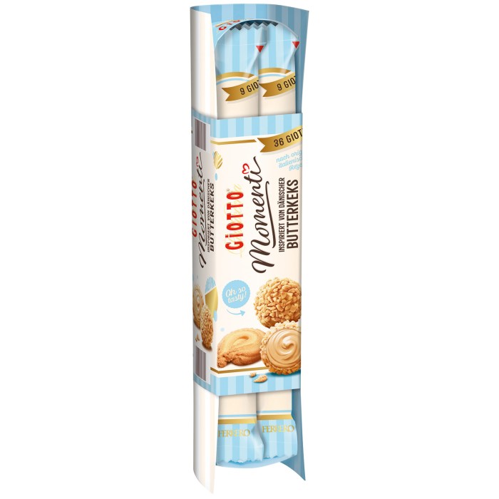 Ferrero Giotto Momenti Dänischer Butterkeks Mini-Gebäckkugeln 154g