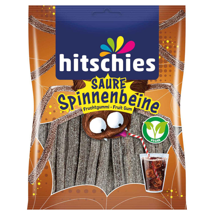 hitschies Saure Spinnenbeine Cola Fruchtgummi Vegan 125g / 4.4 oz