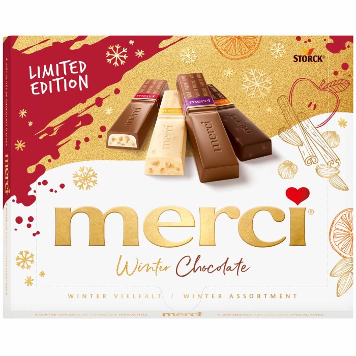 Storck Merci Finest Selection Winter Chocolate 250g / 8.81 oz