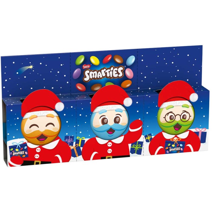 Nestlé Smarties Mini Weihnachtsmänner 55,5g / 1.96 oz