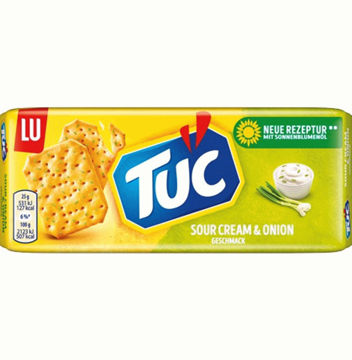 Tuc gesalzene Cracker Sour Cream & Onion 100g